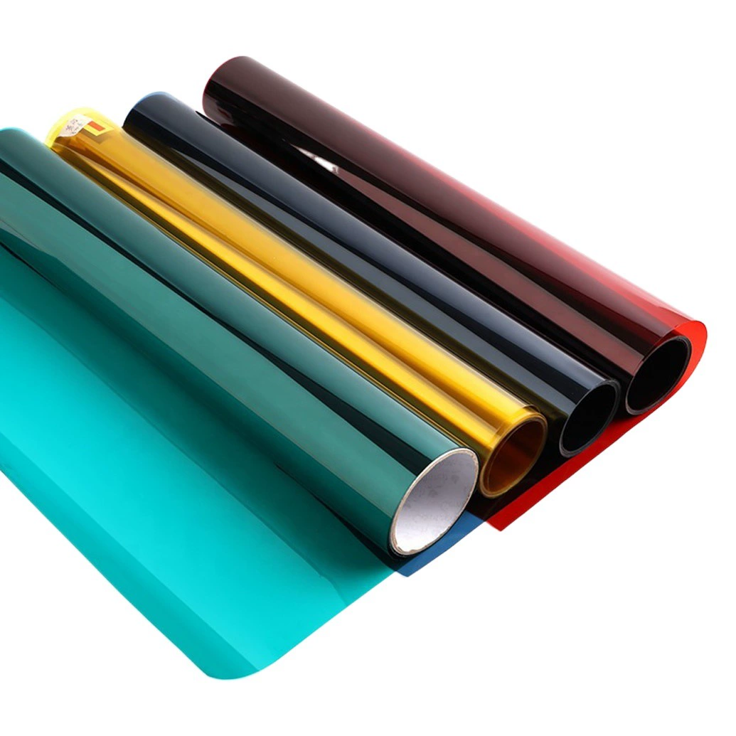 Трансграничная специальная поставка стеклянных окон, стеклянных дверей, наклеек, декоративная пленка, двусторонняя изоляционная пленка высокой четкости, солнцезащитная цветная пленка