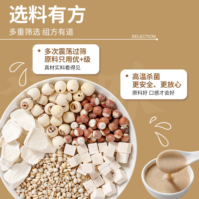 五行食事サプリメントパウダー、山芋、大麦、蓮の実、ゴーヤン、栄養補助食品、ドロップシッピング|undefined