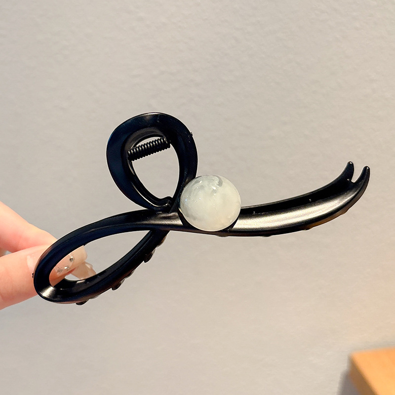 Clip de cabello refinado coreano para mujeres de alto nivel agarrar clips de cabello de tamaño grande detrás de la cabeza de cabello de tiburón clip de cabello lote de cabello