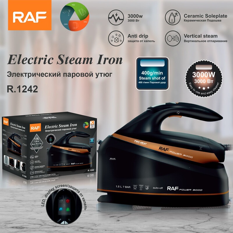 RAF European standard cross-border pressure steam iron, hanging ironing machine for commercial and household use, high-power iron RAF European standard cross-border pressure steam iron, hanging ironing machine for commercial and household use, high-power iron
