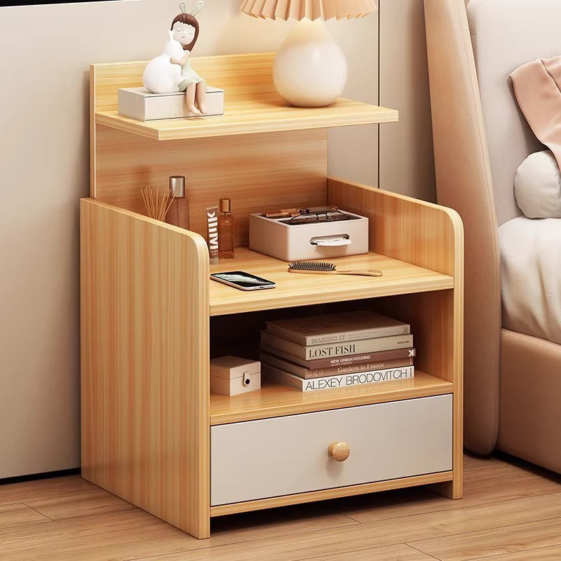 Mesa de cabezal de cama estante de libros doméstico estante de libros sala de estar mostrador simple armario de almacenamiento armario de almacenamiento estante de cama dormitorio