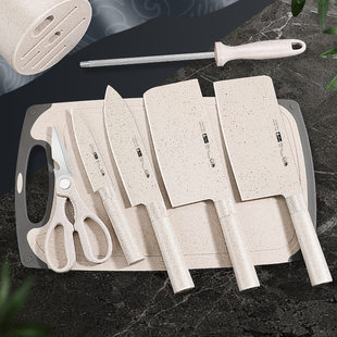 Kitchen knife and cutting board two -in -one family cutting kitchen knife kitchen utensils and kitchenboard kitchen shovel spoon cutting board combination