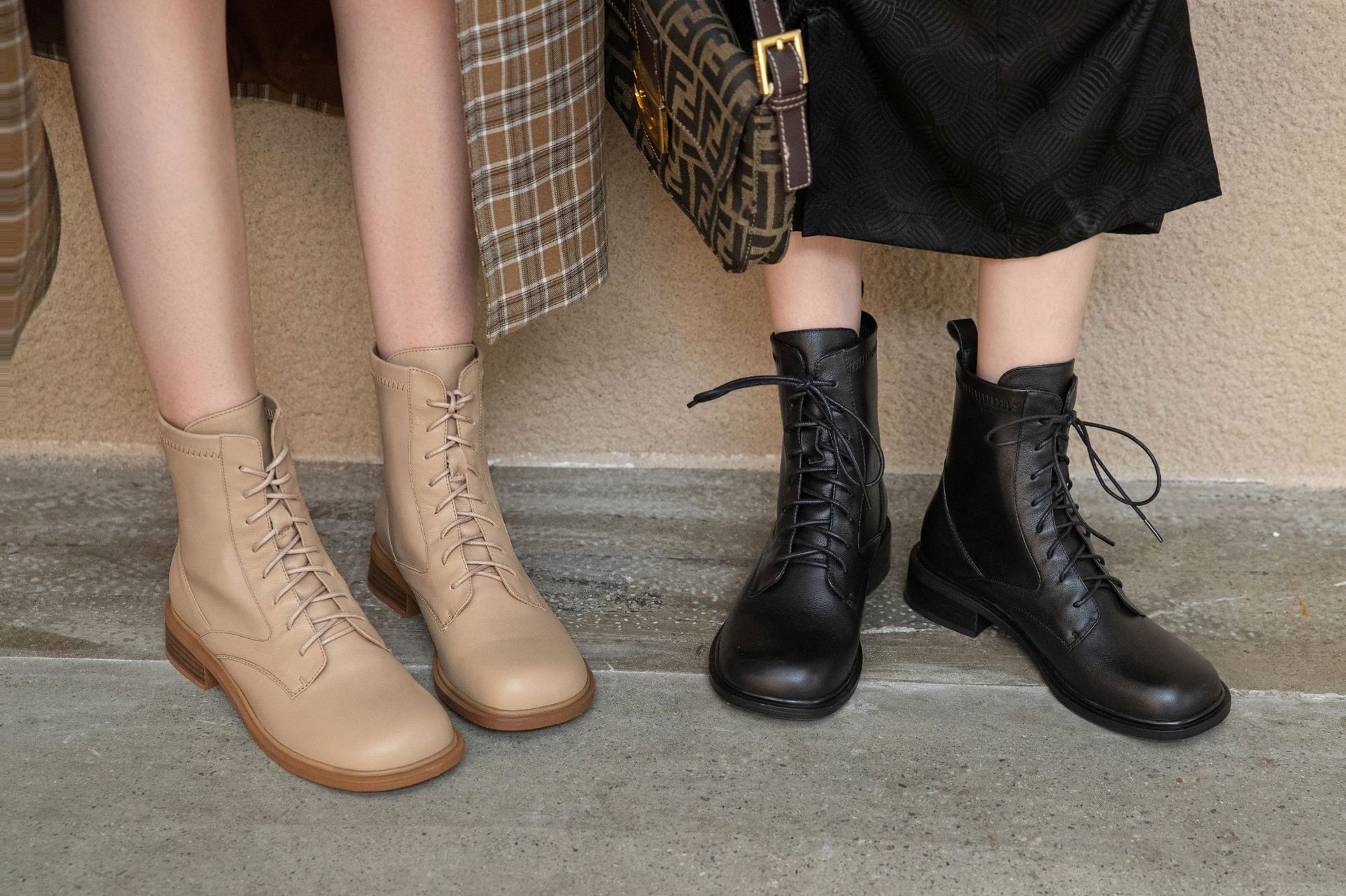 xoxo pascal combat boots