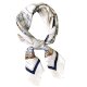New 70 small square scarf silk scarf retro three-dimensional letter printing silk scarf business wear scarf artificial silk scarf wholesale