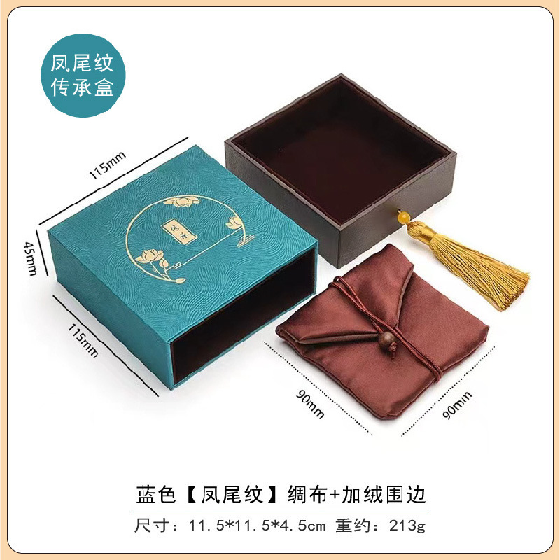 珠宝传承手镯盒高档首饰盒高级手串包装盒手链项链饰品包装礼盒|undefined