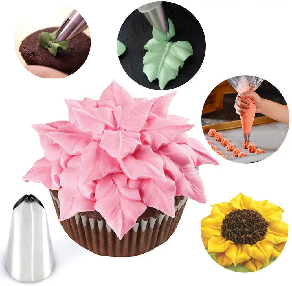Amazon Best Selling 56 Piece Cake Baking Supplies Set Cake Decorating Mouth Decoration Bag Baking Tools