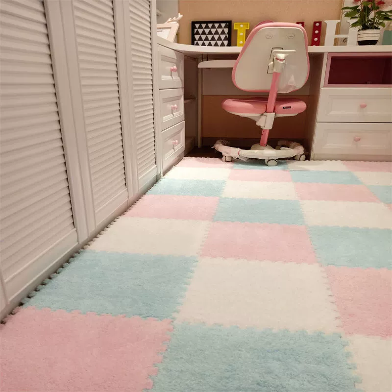 Модульные ковровые плитки 30×30×1,6 см, плитки с пазом, однотонные и многоцветные наборы