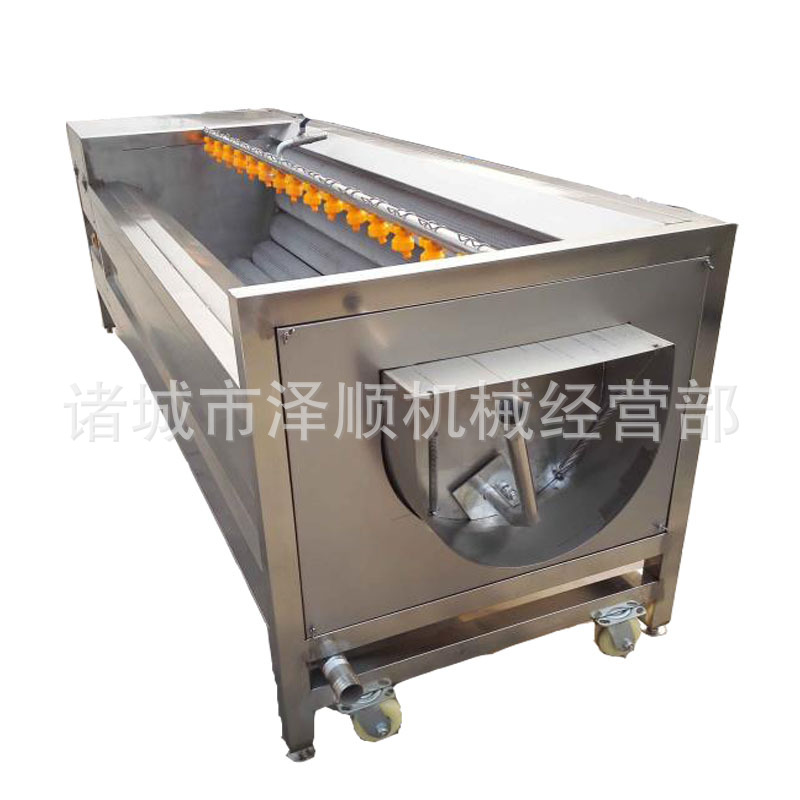 莲藕清洗去泥 自动清洗出料  莲藕清洗设备去皮高效变频全自动