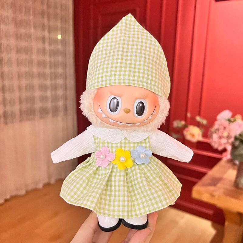 ラブブベビー服のみ 17cm ビニールフェイスドール ラブブシートパーティー 一世代と二世代の着替えセット|undefined