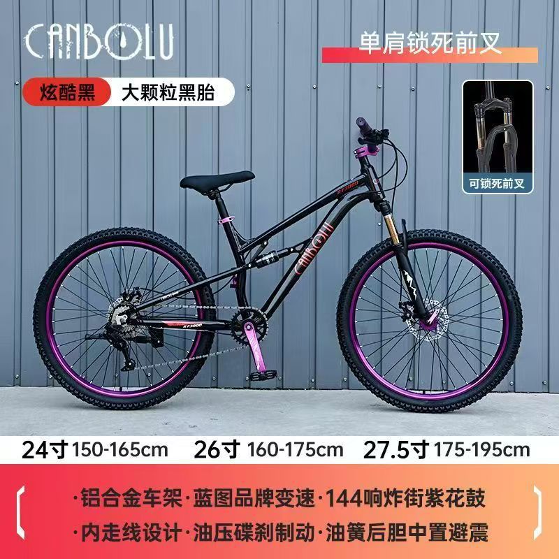 Mountain Bikes for Adults, Men and Women, 120-Speed Off-Road Racing Bikes, Ultra-Light Dirt Bikes for Teenagers, Lightweight Racing Bikes for Students