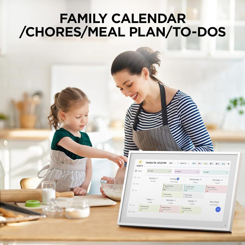 Cross-Border Amazon 10.1inch Electronic Calendar Digital Photo Frame Schedule Family Planning Photo Frame New Product Art Painting