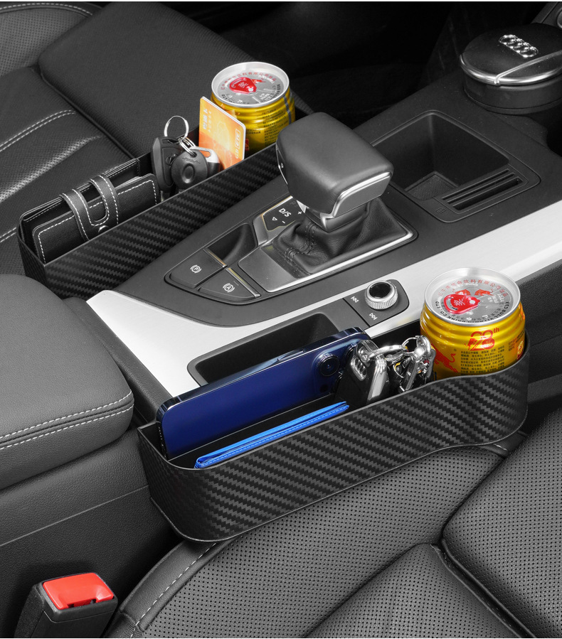 (New Link) Car Storage Box for Seat Gaps, Simple Gap Storage Box, Car Middle Compartment Organizer