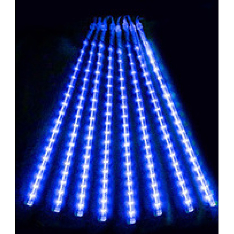 led meteorito lluvia lámpara string al aire libre impermeable iluminación solar ingeniería colgante árbol lámpara decorativa iluminación estrella