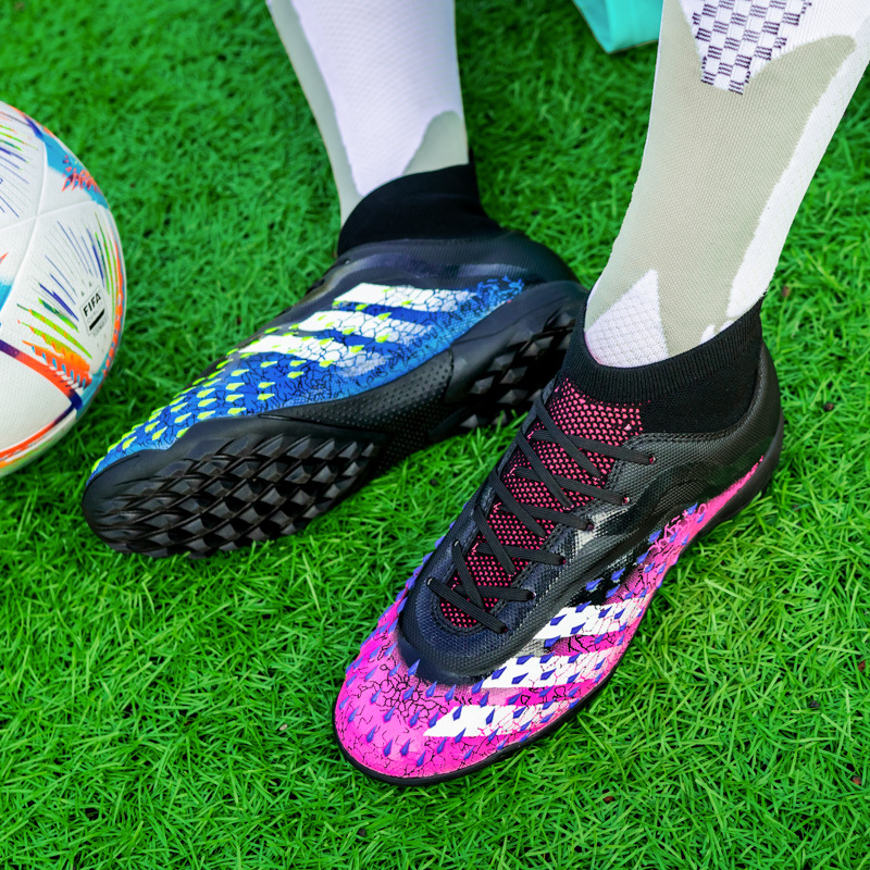 Versión mejorada de falcon cross-border FGTF zapatos transpirables de fútbol de uñas largas y cortas para hombres zapatos de entrenamiento de hierba zapatos de fútbol