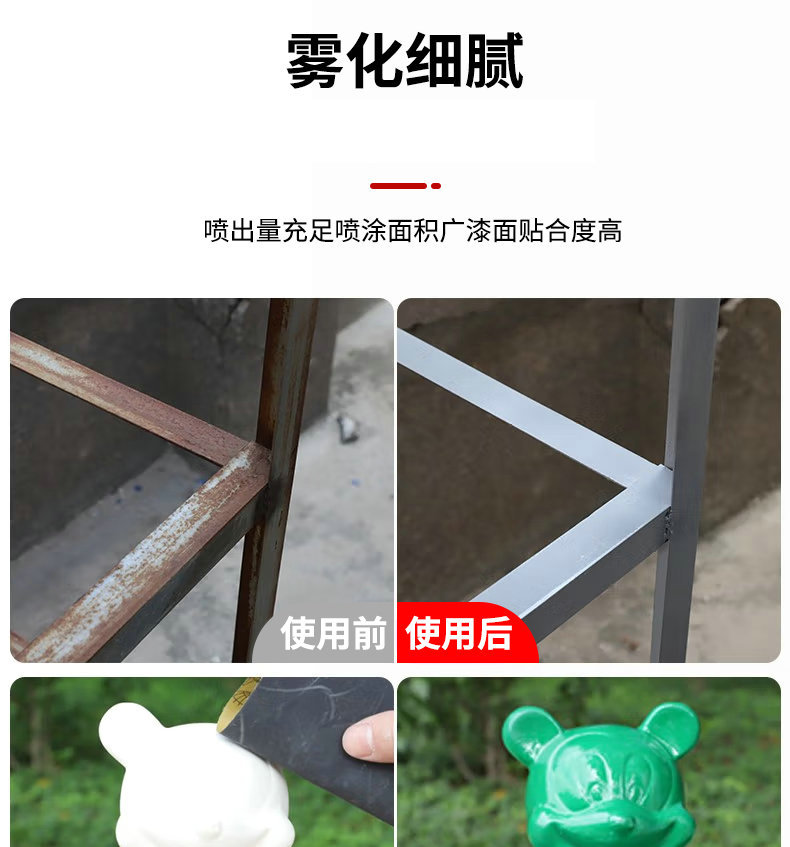 Hand-Cranked Automatic Spray Paint, Whole Box, Metal Anti-Rust, Car Scratch Repair Paint, Graffiti, Black and White Hand Spray Paint
