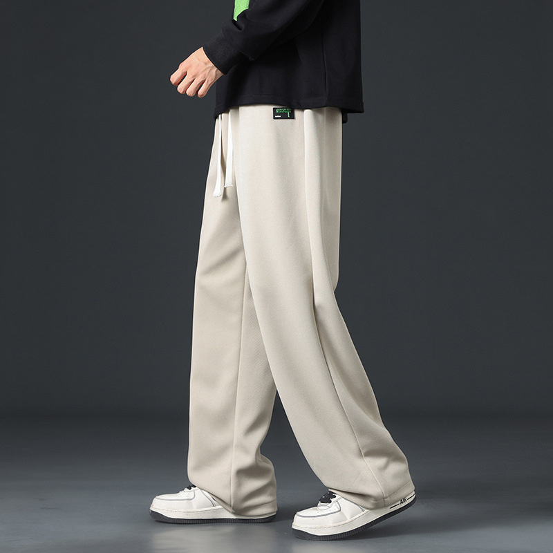 Pantalones Deportivos Holgados de Poliéster para Hombre