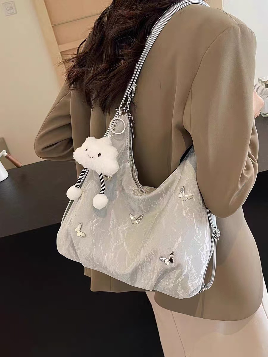 Large capacity autumn and winter for women 2024 new fashionable commuting backpack, multi-purpose single shoulder bucket_voghion.com