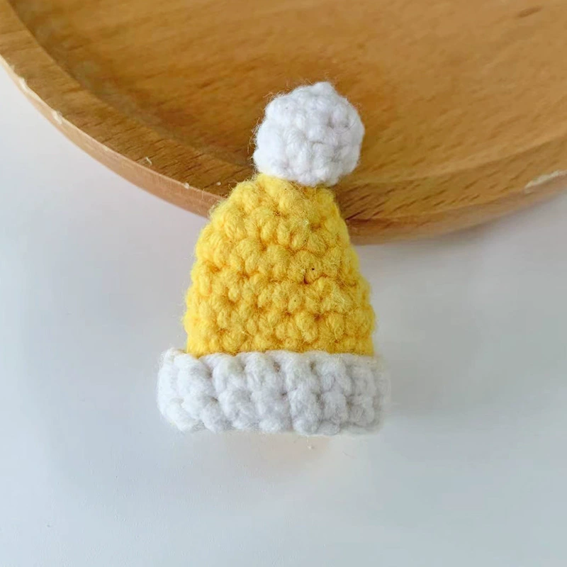 Small Christmas woolen hat, plush doll, decorations, DIY decoration