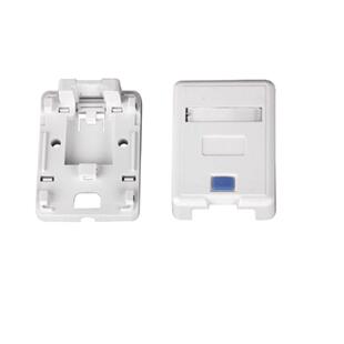 Contain Rj45 Dual Port Cat5E, Cat6 Network Junction Box Unshielded Desktop Box