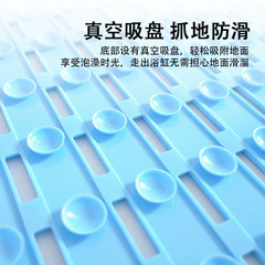 家用PVC浴室防滑地墊直條淋浴賴髒腳墊洗手間防摔墊浴缸按摩墊子