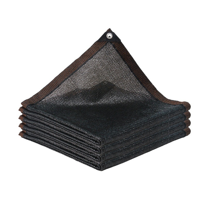 Malla de sombreo negra para uso exterior, engrosada y densificada, tela de aislamiento solar para invernaderos, protección de plantas antienvejecimiento, malla bloqueadora de luz y protección solar.