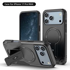 iPhone17Promax Dejia 磁気電話ケース Apple 16 目に見えないブラケット軍事落下防止保護カバーに適しています