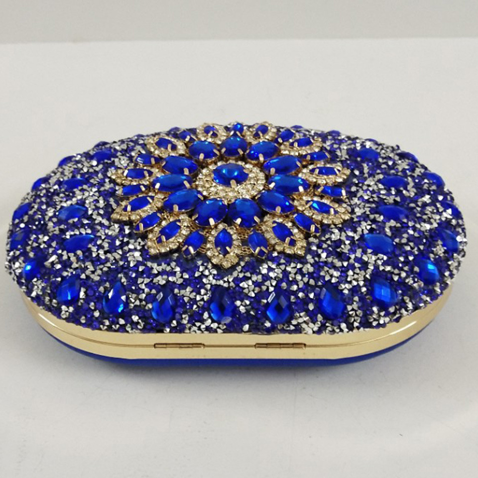 Pochette con strass per donna elegante borsa da sera gioiello_voghion.com