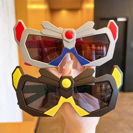 Children's Sunglasses Cartoon Silicone Sunglasses Fashion Boys Kids Personalized Sunglasses Boys Polarized UV Protection