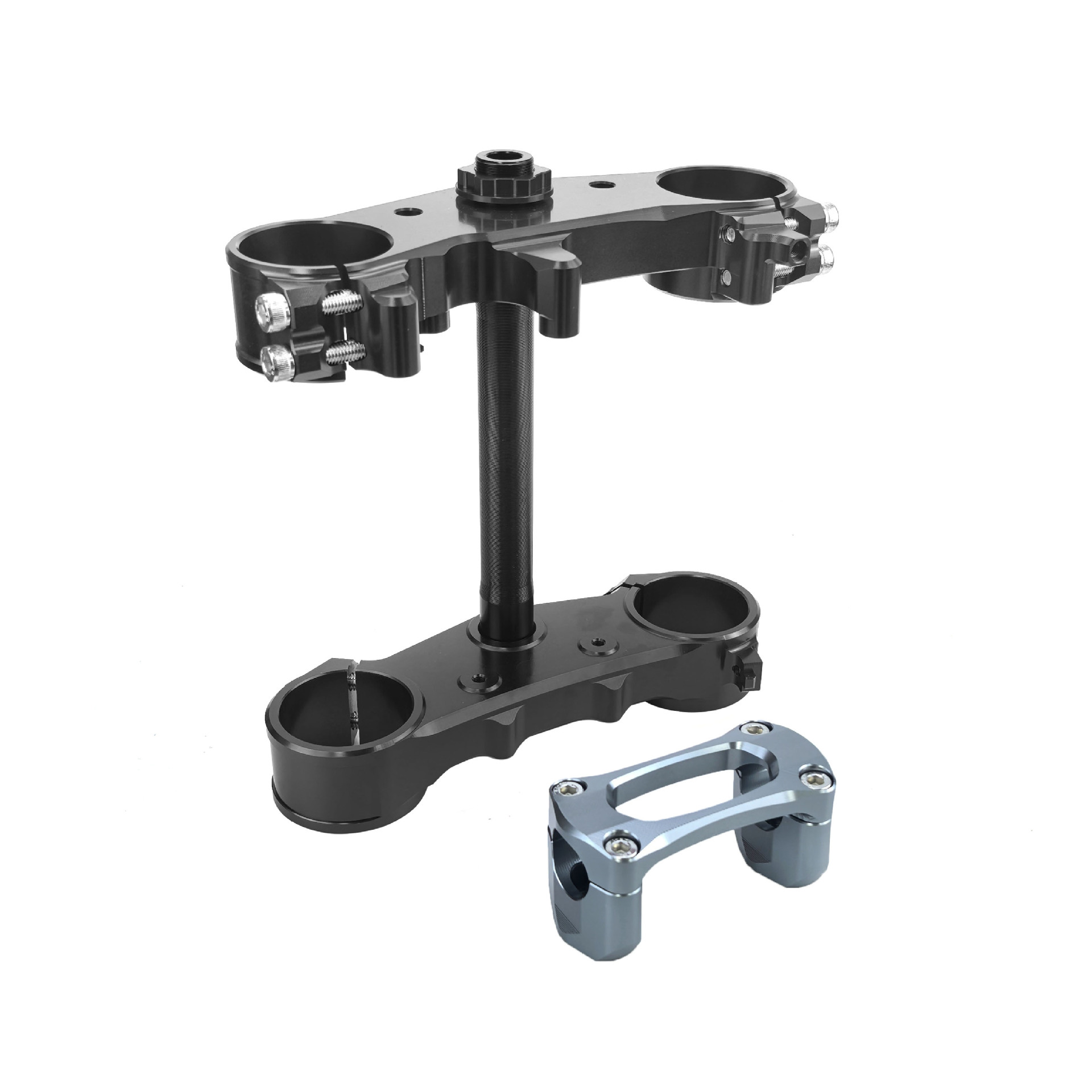 Off-Road Motorcycle 7075 Upper and Lower Connecting Plate Modification Parts Crf250L/300L Steering Column Assembly Handlebar Clamp