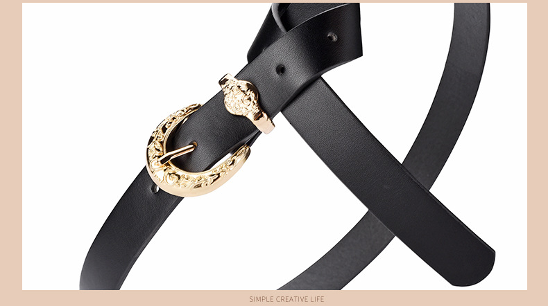2024 New Two Piece Set with Carved Buckles Fashionable Gold Buckle Belt Decoration Women's Coat Down Coat Elegant Belt Women's_viptrois.com