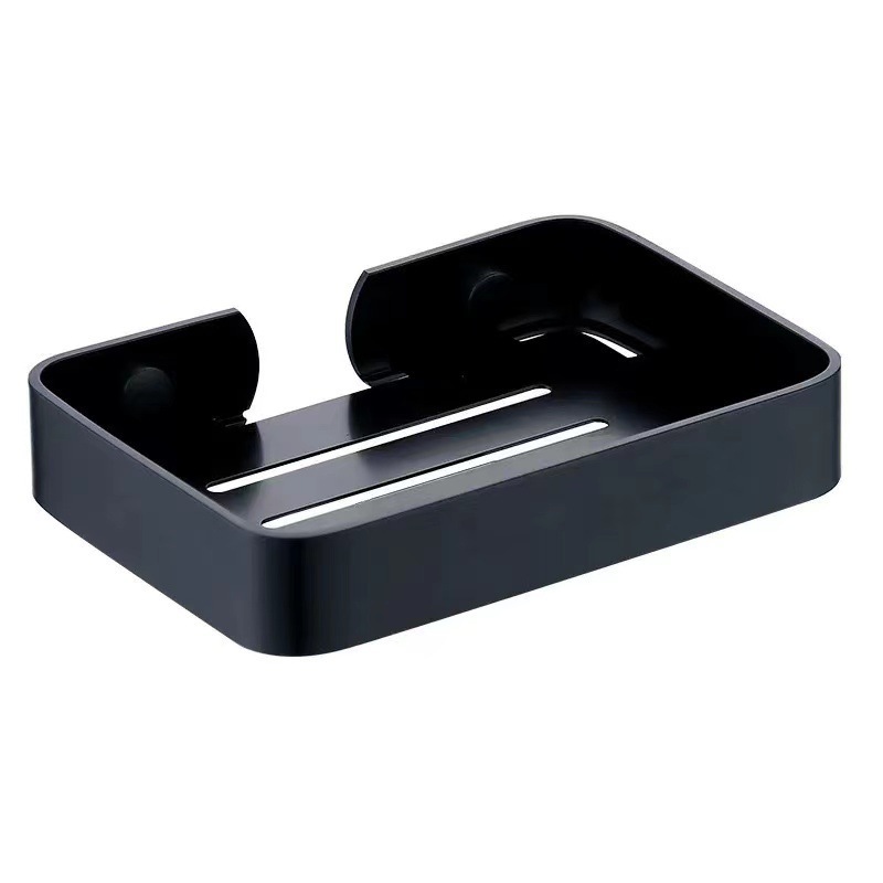 Estante de almacenamiento para baño, organizador de pared para lavabo y inodoro, sin taladro, de aleación de aluminio, sin clavos.