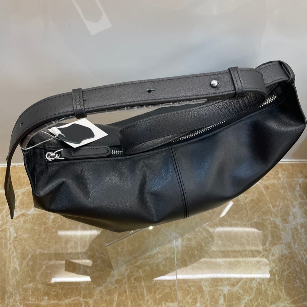 Nuevo bolso de albóndigas de piel blanda de moda de gran capacidad diseño de nicho casual retro bolso plegable de cuero de hombro único mujer