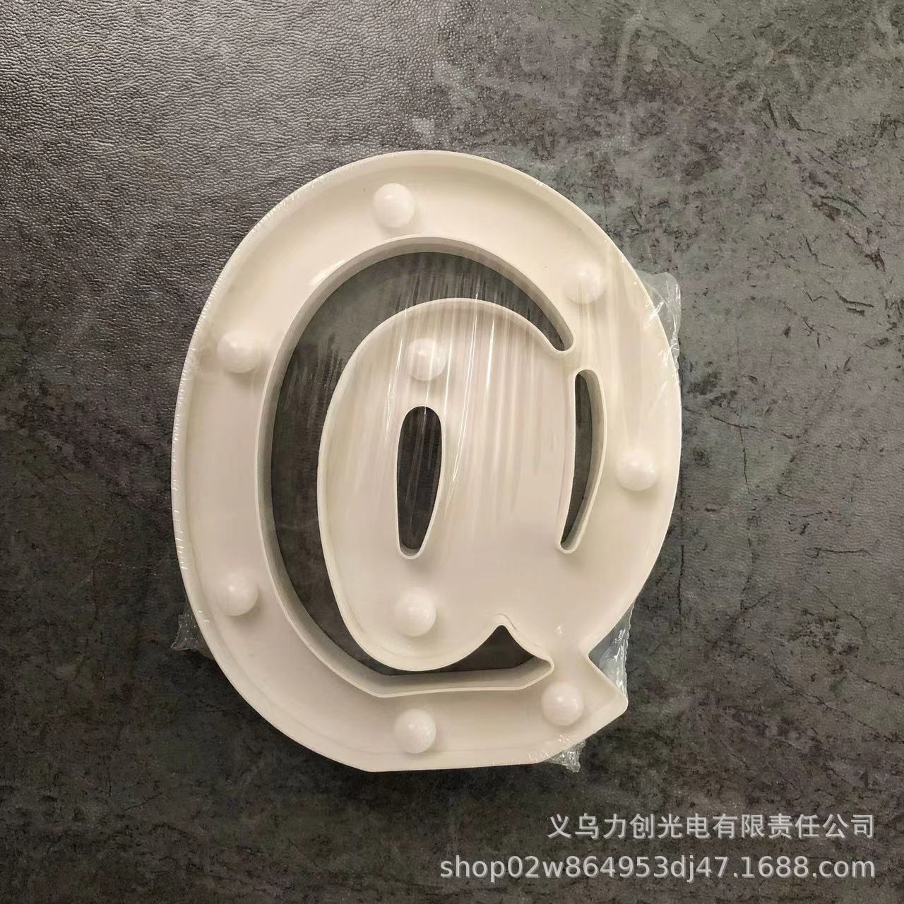 Luces de feliz cumpleaños luces de letras luminosas luces de letras LED símbolos digitales luces de modelado luminosas fiesta de bodas