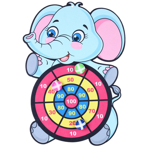 Children's dart board sticky ball large throwing sticky ball dart target board parent-child interactive indoor and outdoor sticky ball target