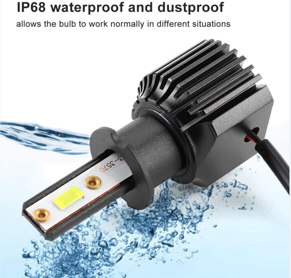 Fuente transfronteriza luz de automóvil LED brillante H3 / CSP lámpara de lámpara de niebla de alta potencia lámpara de niebla de automóvil de alto lumen