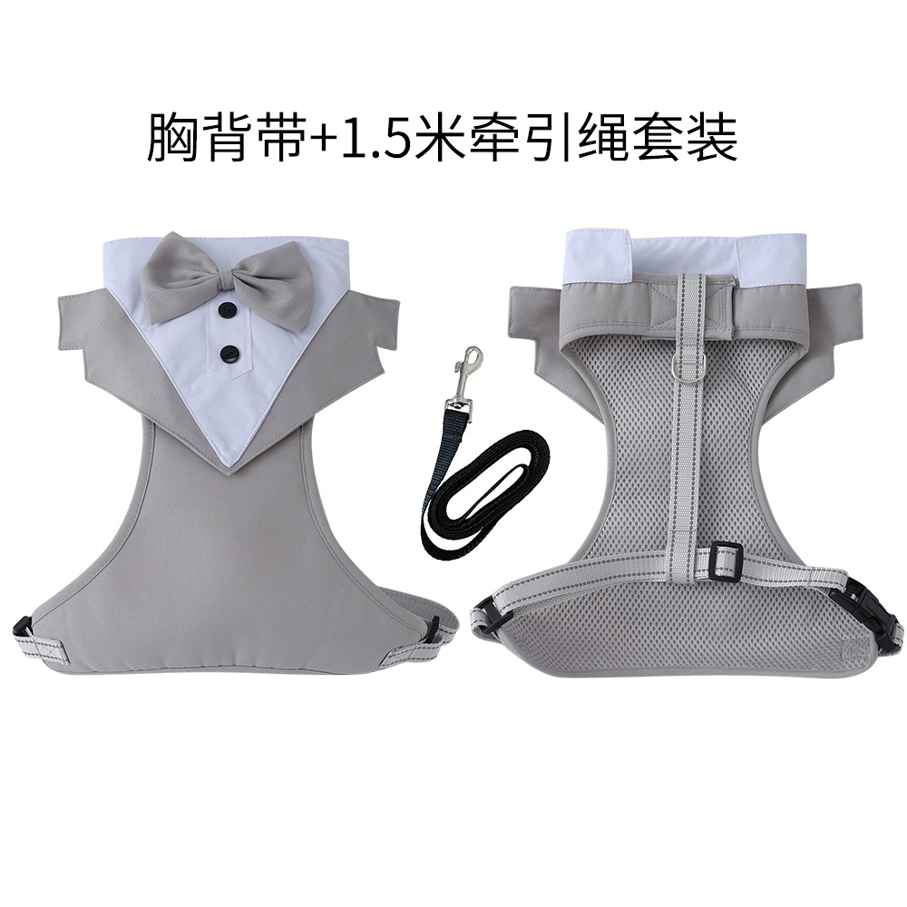 Arnés y Correa para Mascotas, Estilo Chaleco, para Perros Pequeños, Medianos y Grandes, Traje para Perro, Venta al por Mayor