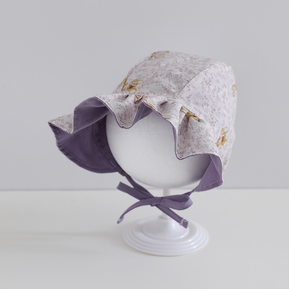 Sombrero de sol para bebé con protección de cuello y ala ancha_voghion.com