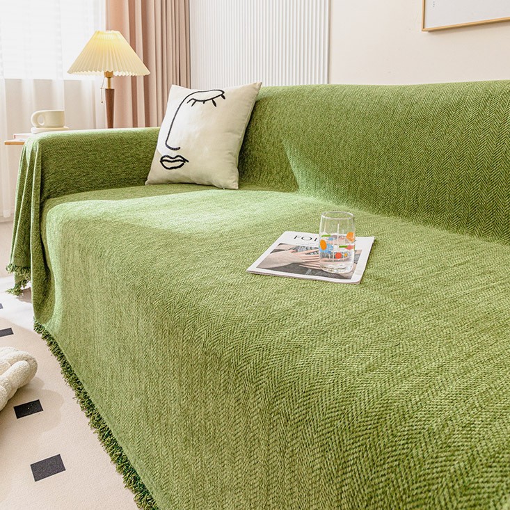 Creamwind Teddy toallas de sofá 2024 nueva manta de cubierta completa cuatro temporadas universal cubierta de sofá cojín de tela de cubierta