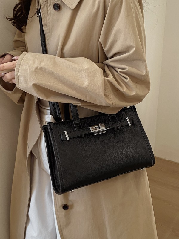 Bolso para mujeres 2026 venta transfronteriza caliente nuevo lichi estampado bolso de mano alta textura lujosa mochila de hombro