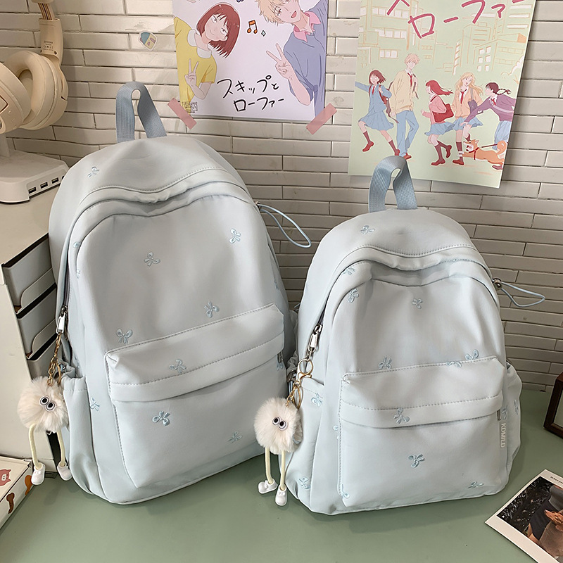 女子大生向けの見栄えの良いランドセル、シンプルでかわいい女性用リュック、大容量ランドセル、軽量中学生リュック、トレンド|undefined