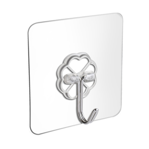 Invisible transparent hook powerful wall kitchen sticky hook traceless creative bathroom wall hanging nail-free hook manufacturer hook