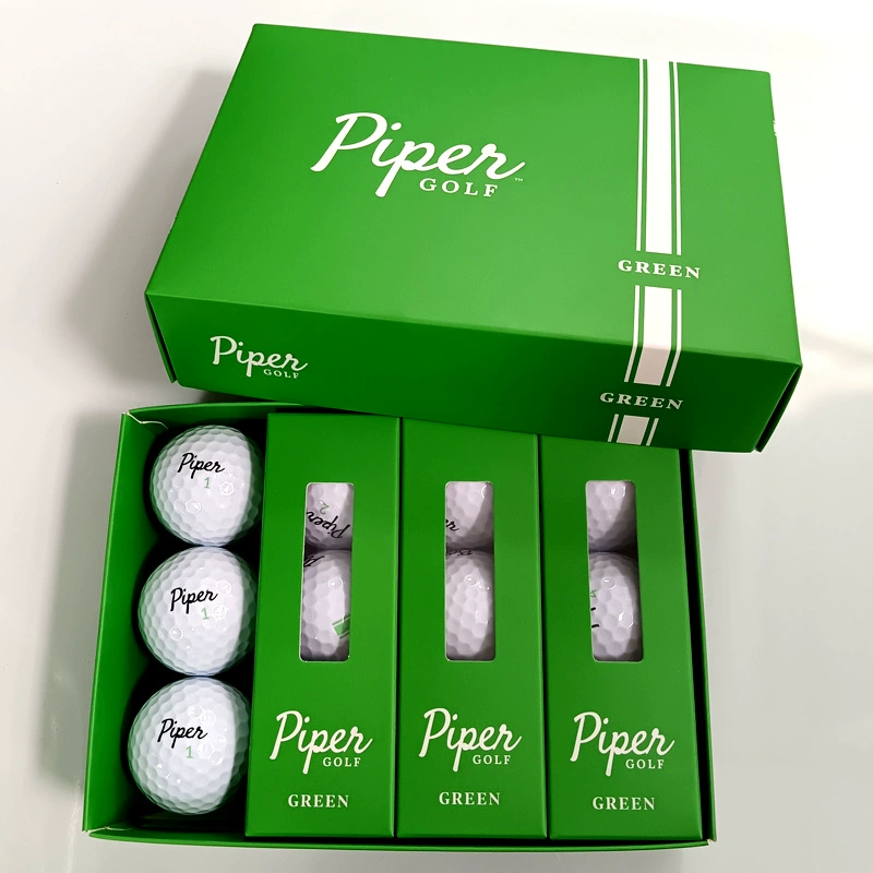Пуховая бренда Pipen новый гольф-сарин двухслойный соревновательный мяч, высокоэластичный дальний мяч, 12 штук в коробке
