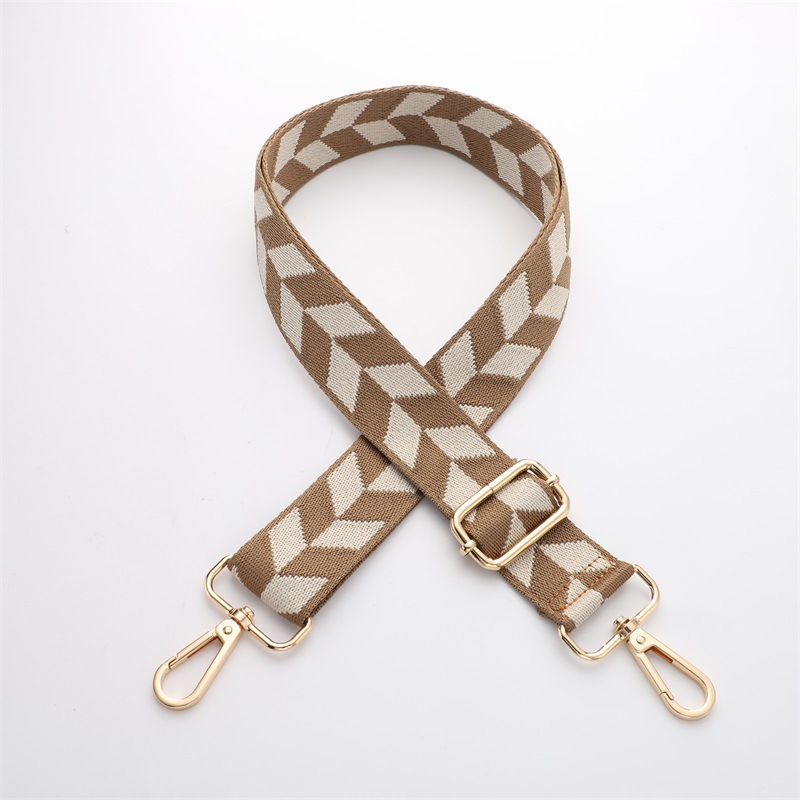 Polyester Plaid Bag Strap display picture 3