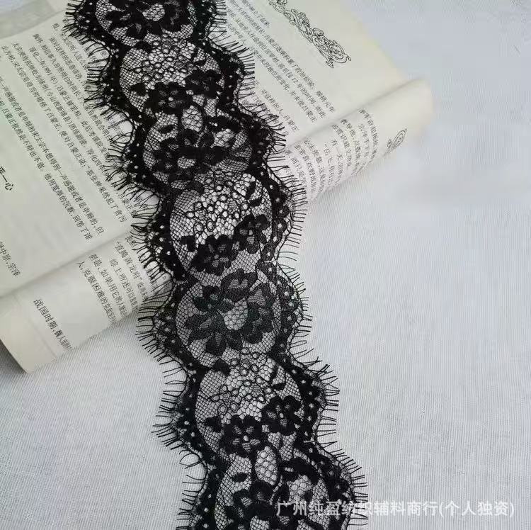 속눈썹 레이스 의류 액세서리 홈 인테리어 의류 속옷 서스펜더 레이스 액세서리 수제 DIY 액세서리