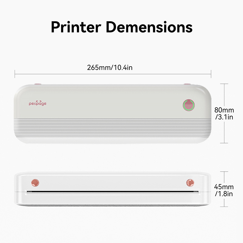 Handheld small printer, poster, (Cross-border trading), 4, bluetooth