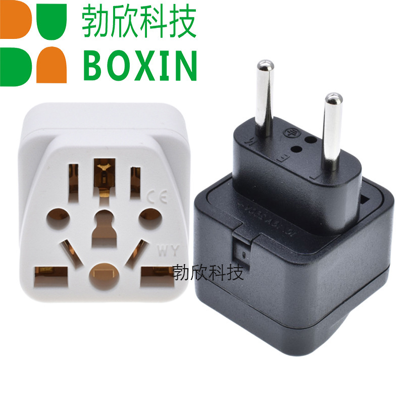 WY-9C European standard 4.0mm two round pin plug conversion multifunctional socket panel for EU countries Middle East CE