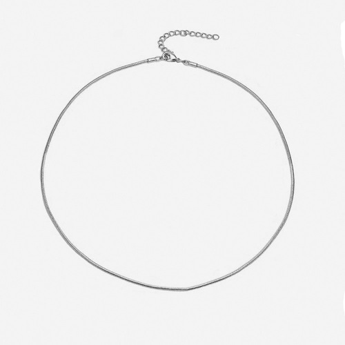 Cross-border minimalist snake chain necklace for men, Instagram trendy sweet and cool personality, hip-hop style simple pendant chain