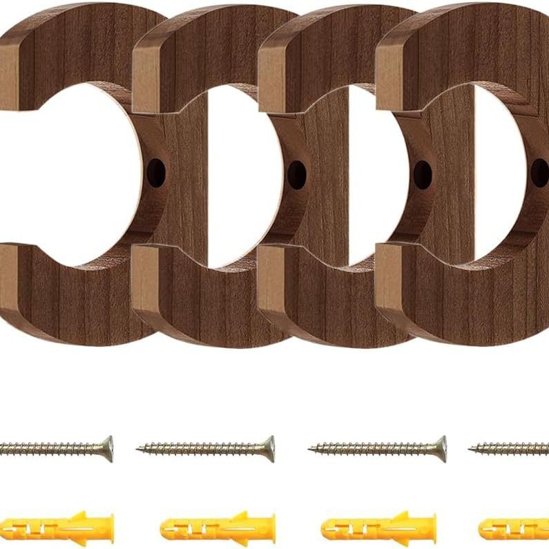 Cross-Border Wooden Paddle Rack Wall-Mounted Paddle Board Storage Rack Kayak Canoe Dragon Boat Paddle Storage Rack