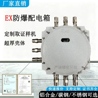 EX防爆取证样机定制国标加厚壳体防爆接线箱防爆配电箱防爆箱厂家