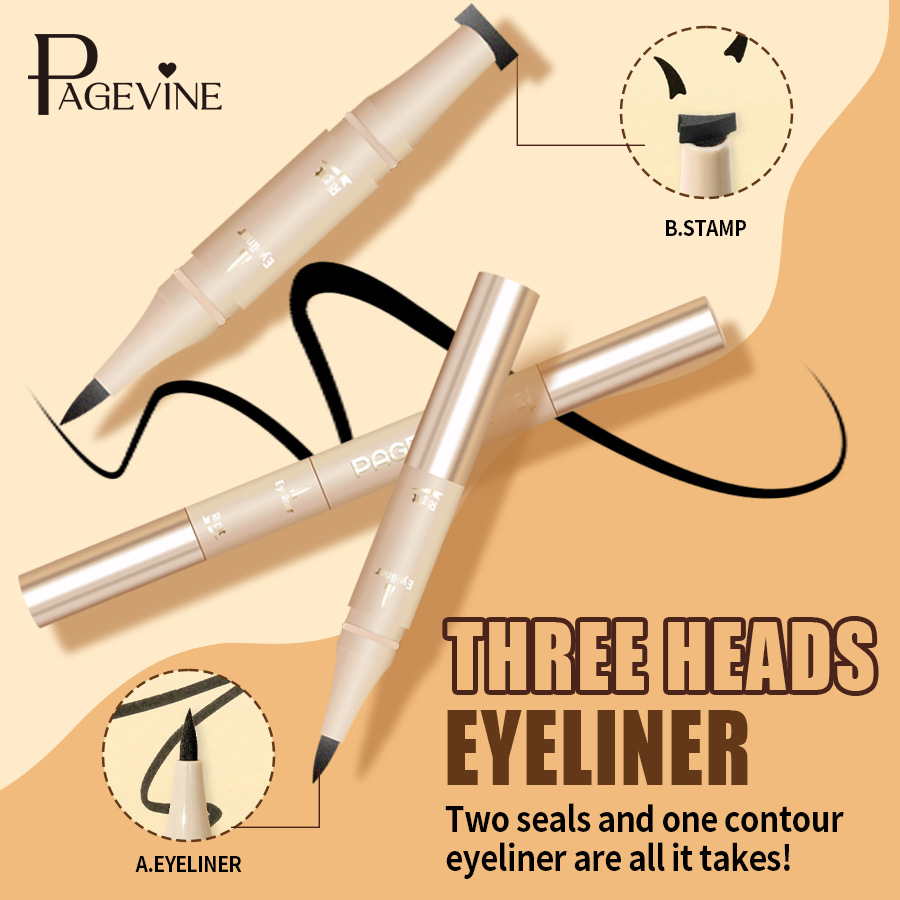 PAGE VINE 2 - en - 1 sello de delineador de ojos líquido de lápiz de secado rápido sin manchas impermeables a prueba de sudor sello de delineador de ojos Amazon